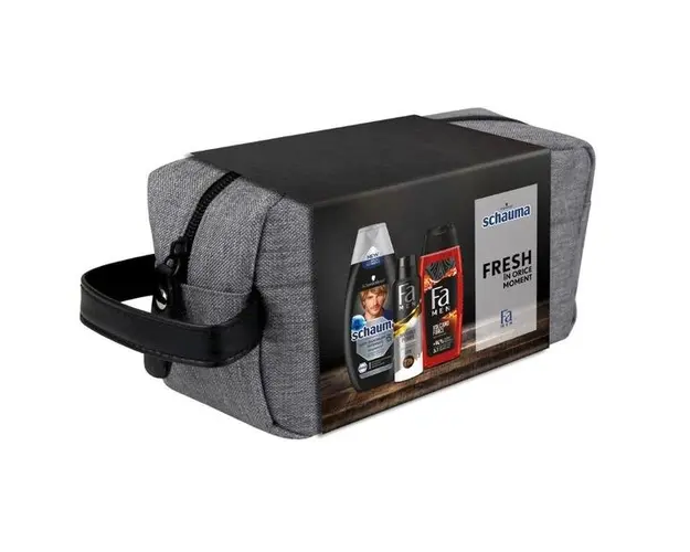 Set Cadou Fresh pentru Barbati - Gel de Dus Fa Men 400 ml + Deodorant Spray Antiperspirant Fa Men 150 ml + Sampon Antimatreata Schauma 400 ml