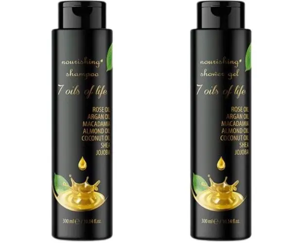 Set cadou: Sampon Bulfresh 300 ml+ Gel de dus Bulfresh 7 Oils of life 300 ml
