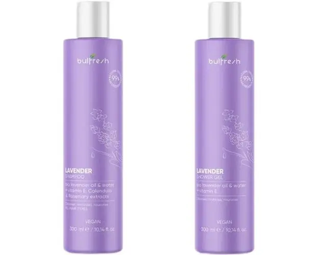 Set cadou: Sampon Bulfresh 300 ml + Gel de dus Bulfresh Lavanda 300ml