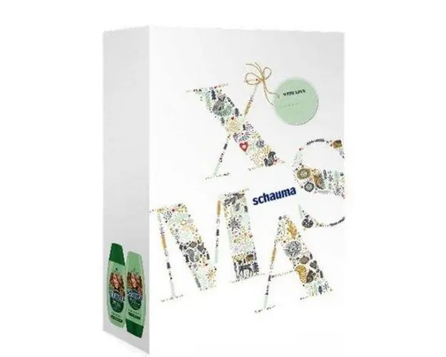 Set Cadou Schauma 7 Plante: Sampon cu 7 Plante 250 ml + Balsam cu 7 Plante, 200 ml