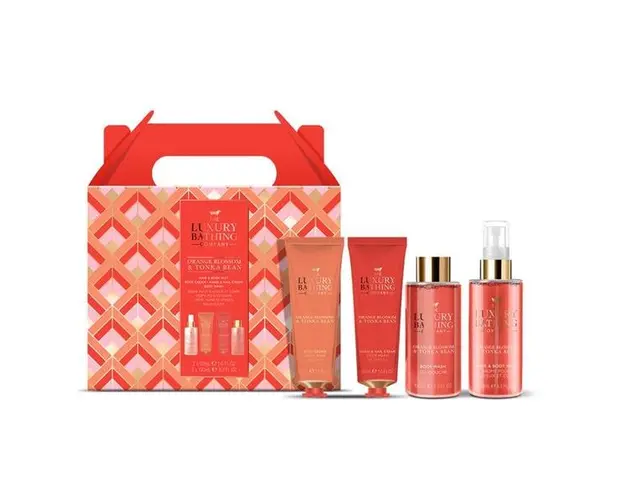 Set Cadou Top To Toe Essentials - The Luxury Bathing Company Orange Blossom &amp; Tonka Bean, 1 set
