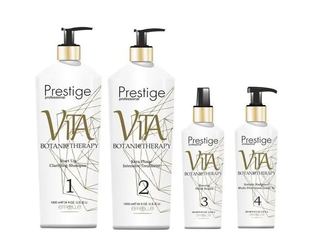 Set cadou Vita Botanic Therapy Prestige Faza 1 Sampon 1000ml + 2 Masca Tratament 1000ml + 3 Spray Intensiv Tratament 250ml + Tratament 250ml