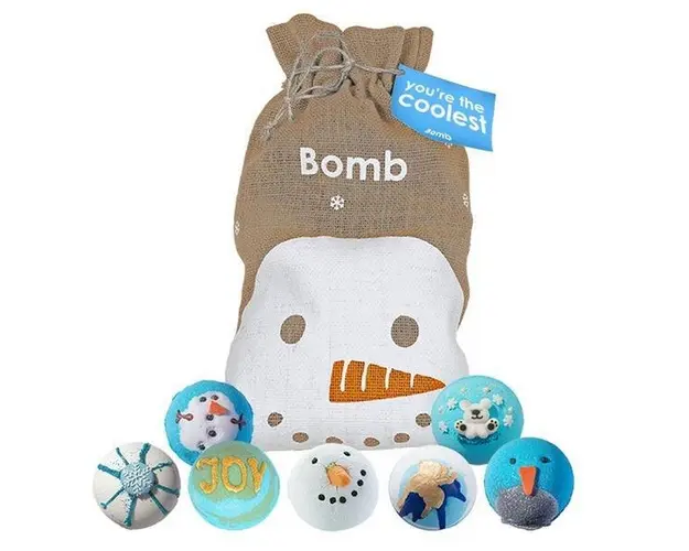 Set cadou You&#039;re The Coolest Hessian Sack, 7 produse 7x160g, Bomb Cosmetics