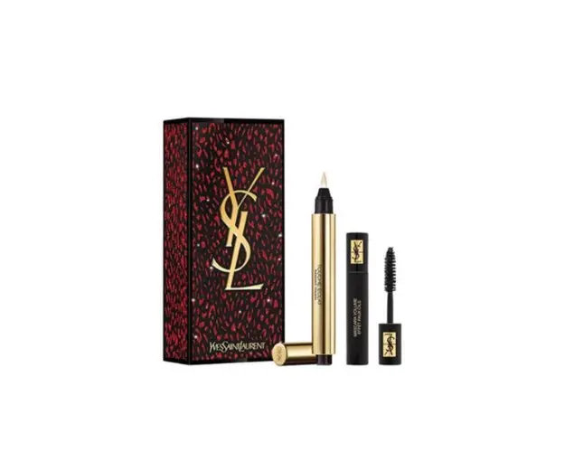 Set cadou Yves Saint Laurent, Touche Eclat 2 Holiday ( Corector 2.5ml + Rimel Mascara Volum Effet Faux Cils 2ml) 