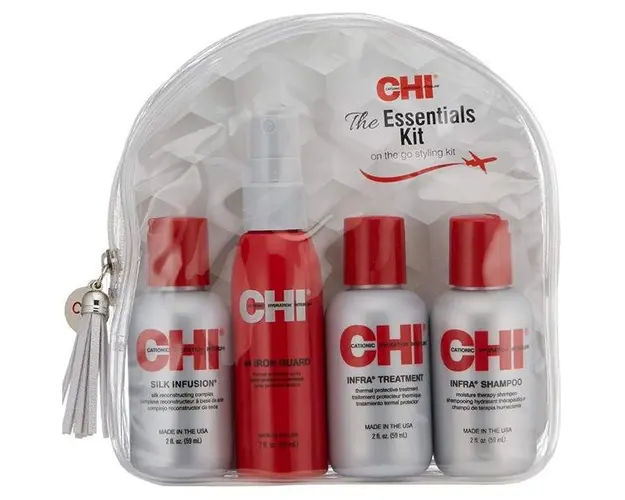 Set CHI de Produse pentru Ingrijirea Parului - The Essentials Kit by CHI, Unisex, 4 x 59 ml