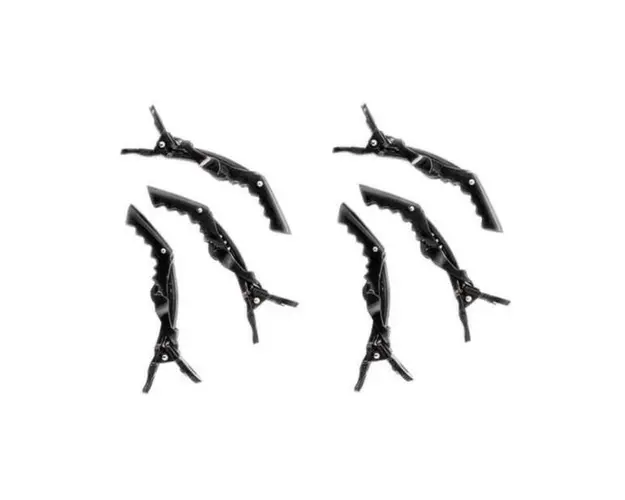 Set clipsuri negre Coccodrillo Labor Pro, 6 buc
