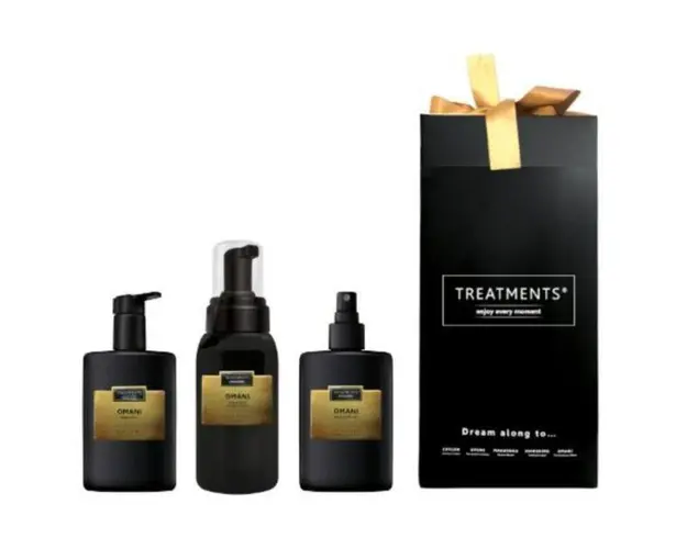 Set cosmetice Omani Hair &amp; body shower Foam 250ml, Hand &amp; body cream 200ml, Handgel 200ml