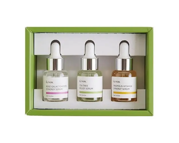 Set cu 3 seruri pentru fiecare zi iUNIK 3x5ml