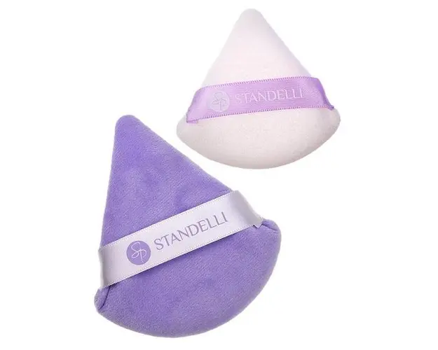 Set de Buretei pentru Aplicarea Pudrei - Standelli Powder Puff Duo, Camco, 1 set
