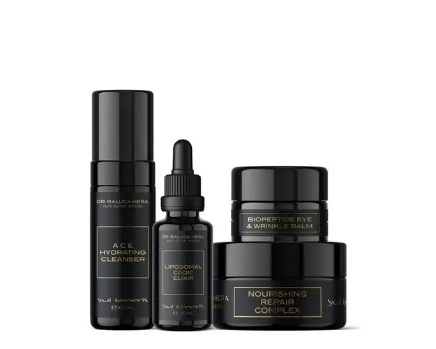 Set Esential de Noapte, Sui Generis by dr. Raluca Hera Haute Couture Skincare, 4 produse