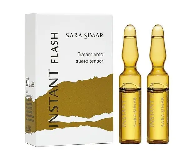 Set Fiole cu Ser Intensiv Anti-Age - Sara Simar Instant Flash Serum, 2x3ml