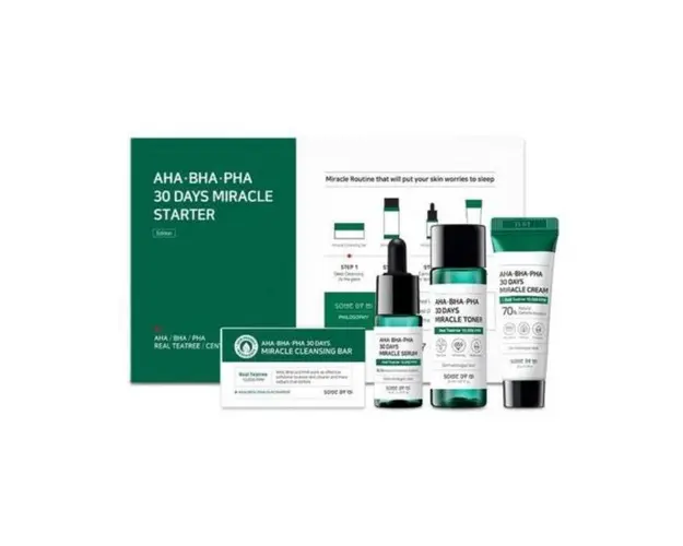 Set ingrijire ten acneic, Aha Bha Pha, 30 Days Miracle Starter Travel, Some by Mi, 85g