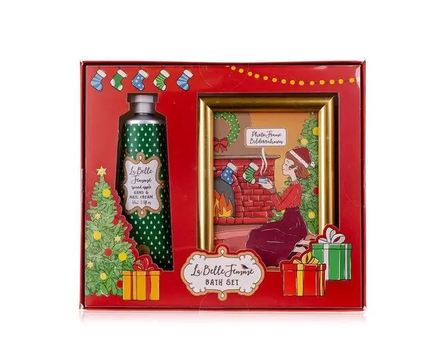 Set cadou Accentra La belle femme Noel lotiune de maini 60 ml cu rama foto in cutie cadou
