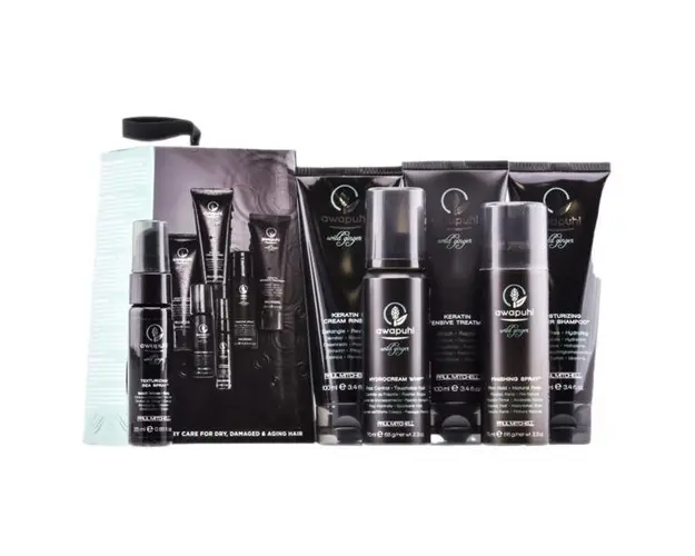 Set luxury Paul Mitchell Awapuhi Essentials Balsam 100 ml + Sampon 100 ml + Tratament 100 ml + Spray 75 ml + Ulei 25 ml + Spray texturare 25 ml