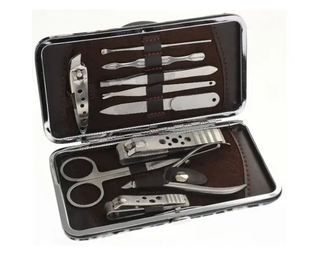 Set manichiura pedichiura cu 10 piese, Oem