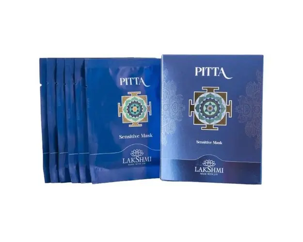 Set Masti pentru Pielea Sensibila - Lakshmi Pitta Sensitive Mask, 6 x 25 g