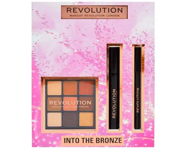 Set pentru Machiaj - Makeup Revolution Into The Bronze Eye, 1 set