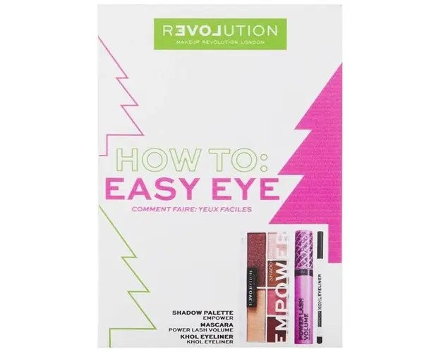 Set pentru Machiaj - Makeup Revolution ReLove How To: Easy Eye, 1 set
