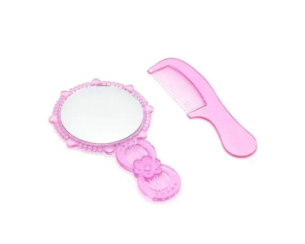 Set pieptene de par si oglinda - Purple