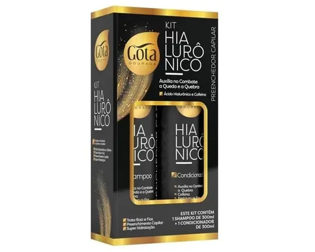 Set Sampon+Balsam acid hialuronic,Gota Dourada