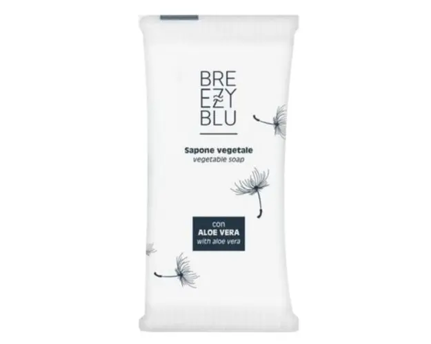 Set Sapun Breezy Blu cu Aloe Vera, 100 buc x 10 g