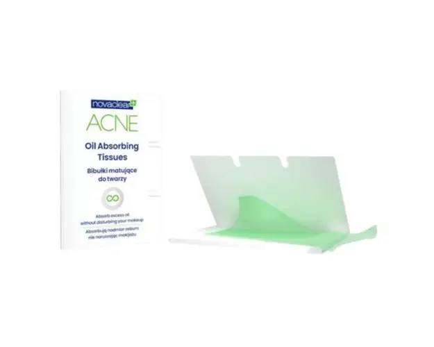 Set servetele matifiante absorbante de sebum Acne Novaclear, 50 buc