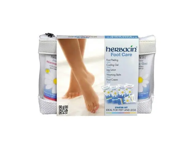 Set starter pentru picioare, Herbacin, 5 piese, 5 x 30 ml