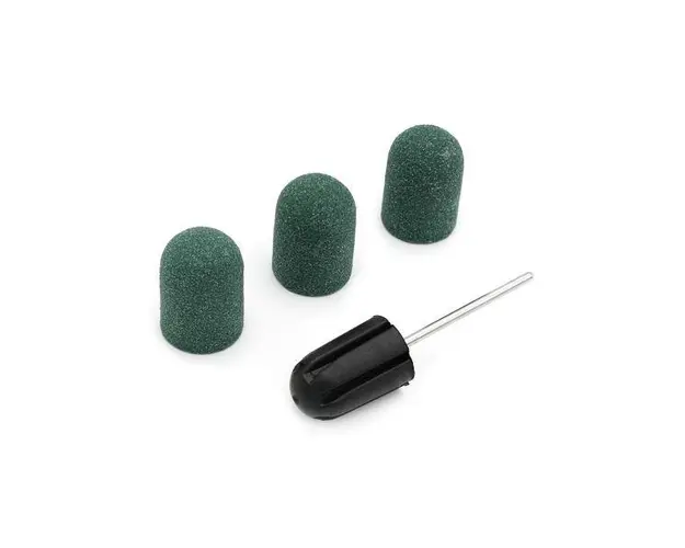 Set suport si smirghel rezerva 16*25mm #100 3 buc - Green