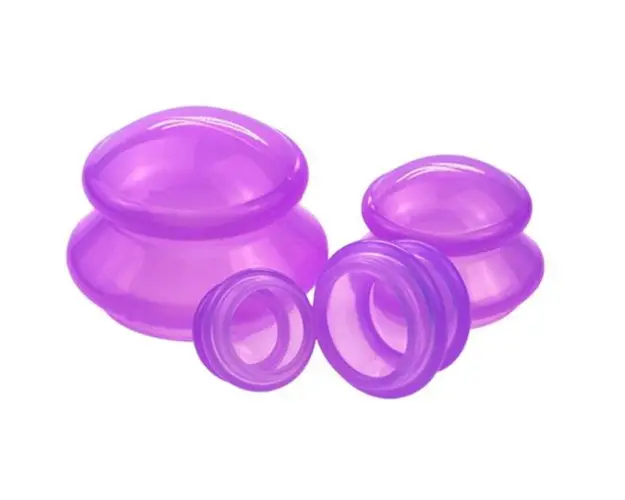 Set Ventuze Masaj Anticelulitic Kalyda - Mov