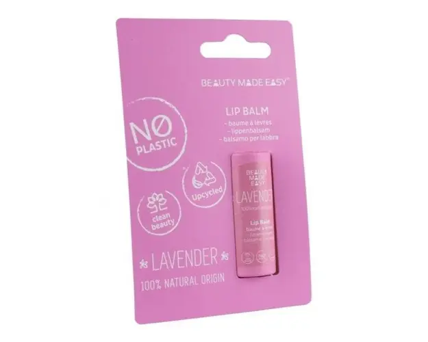 SHORT LIFE - Balsam de Buze Zero Plastic Lavanda Lip Balm Lavender Beauty Made Easy, 6 g