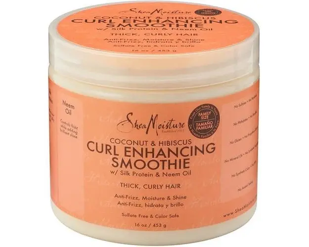 Smoothie pentru definirea buclelor,Cocos&amp;Hibiscus, Shea Moisture, 453 g