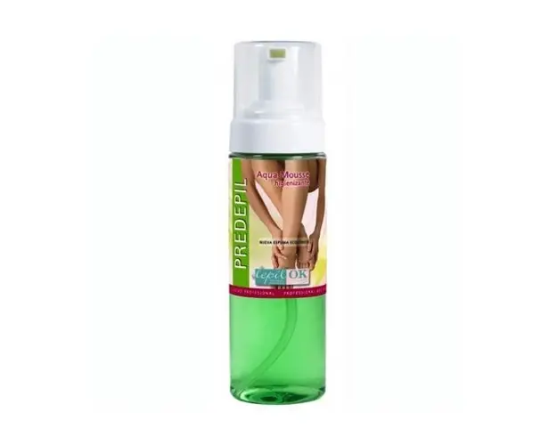 Solutie indepartare urme grasime pentru epilare - Aqua Mousse Pre Depil OK Higienic 200 ml