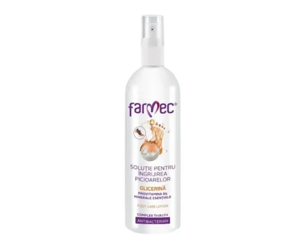 Solutie pentru ingrijirea picioarelor cu glicerina Farmec, 200ml
