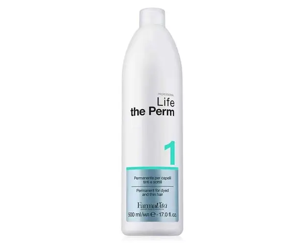 Solutie Permanent pentru Par Subtire si Vopsit - Farmavita Life the Perm Nr. 1, 500 ml