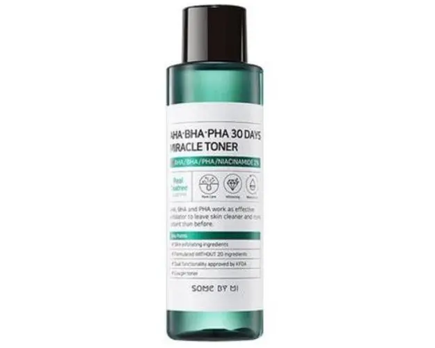 Solutie tonifianta Some By Mi cu Aha, Bha Si Pha 30 Days Miracle Toner, 150 ml