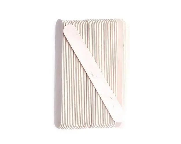 Spatula lemn pentru ceara sterila 100 Buc - Roial Italia