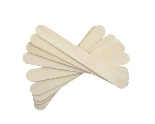 Spatule Lemn Mari Neambalate - Prima Wooden Spatules, 100 buc