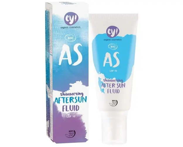 Spray After Sun cu SPF 10 si Particule Aurii Eco Cosmetics, 100 ml