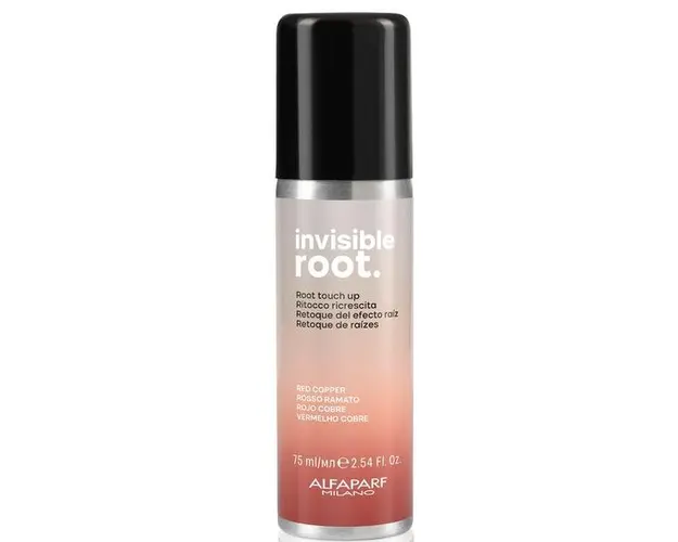 Spray Colorant pentru Radacini - Alfaparf Milano Invisible Root, nuanta Red Copper, 75 ml
