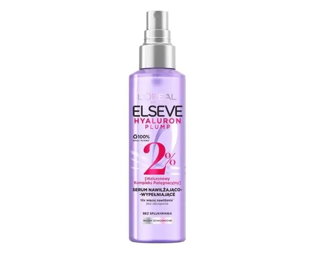 Spray cu Acid Hialuronic pentru Par Deshidratat L&#039;Oreal Paris - Elseve Hyaluron Plump Serum Spray, 150 ml