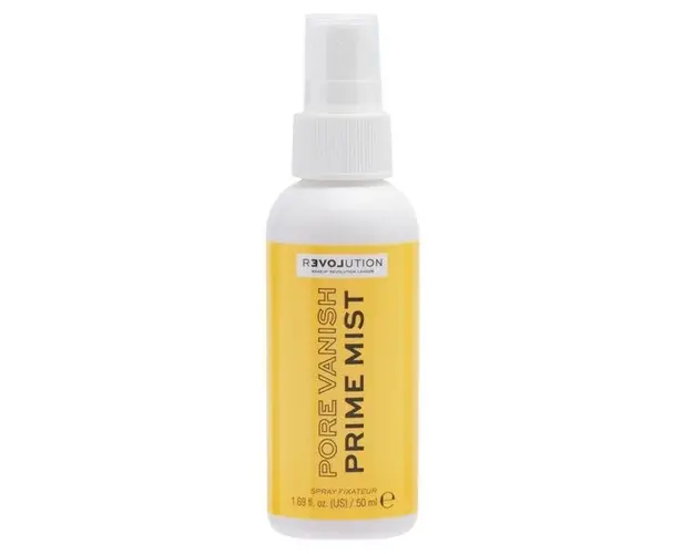 Spray de Fixare - Makeup Revolution Relove Pore Vanish Prime Mist, 50 ml