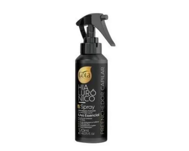 Spray de utilizare esentiala pentru par cu Acid hialuronic,Gota Dourada, 120ml