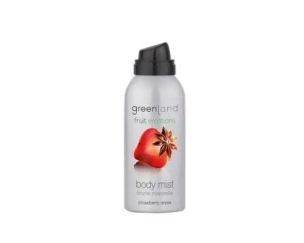 Spray corporal Body mist, cu capsuni si anason, Greenland, 75 ml