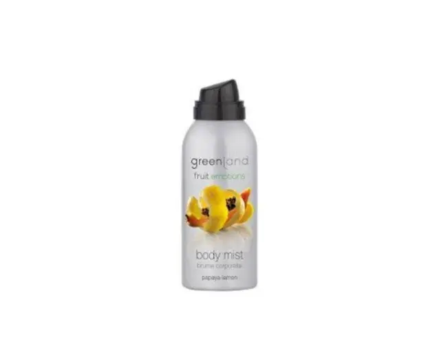 Spray deodorant Body mist, cu papaya si lamaie, Greenland, 75 ml