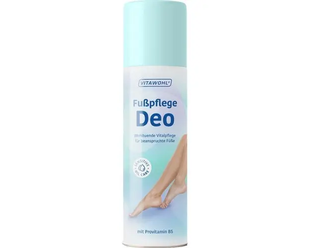 Spray deodorant pentru picioare, potrivit pentru piele sensibila, cu provitamina B5 x 200 ml