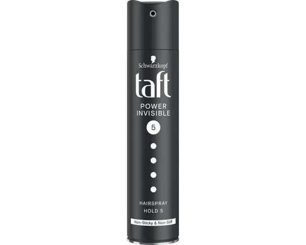 Spray Fixativ Invizibil cu Fixare Puternica - Schwarzkopf Taft Power Invisibile Hairspray Hold 5, 250 ml