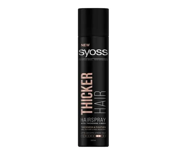 Spray Fixativ pentru Densitate - Syoss Professional Performance Thicker Hair Hairspray Thickness &amp; Fixation, 300 ml