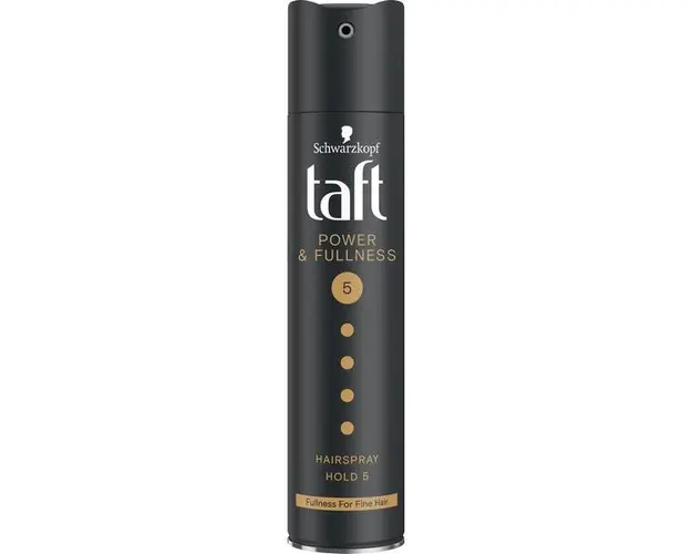 Spray Fixativ pentru Textura cu Fixare Foarte Puternica - Schwarzkopf Taft Power &amp; Fullness Hairspray Hold 5+, 250 ml