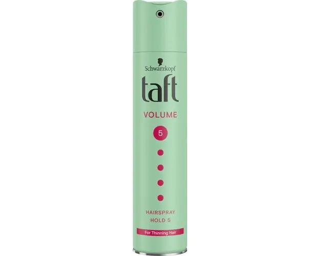 Spray Fixativ pentru Volum si Fixare Foarte Puternica pentru Par Subtire - Schwarzkopf Taft Volum Hairspray Hold 5 for Thinning Hair, 250 m