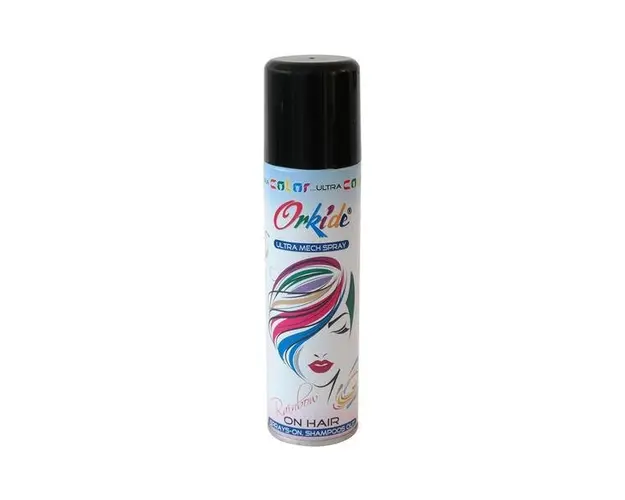 Spray nuantator negru pentru par Orkide Ultra Mech Spray 150 ml
